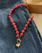 Load image into Gallery viewer, Apple of my Eye Heart Necklace
