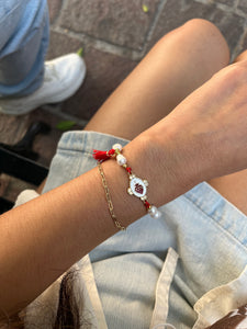 Red Sacred Heart Bracelet