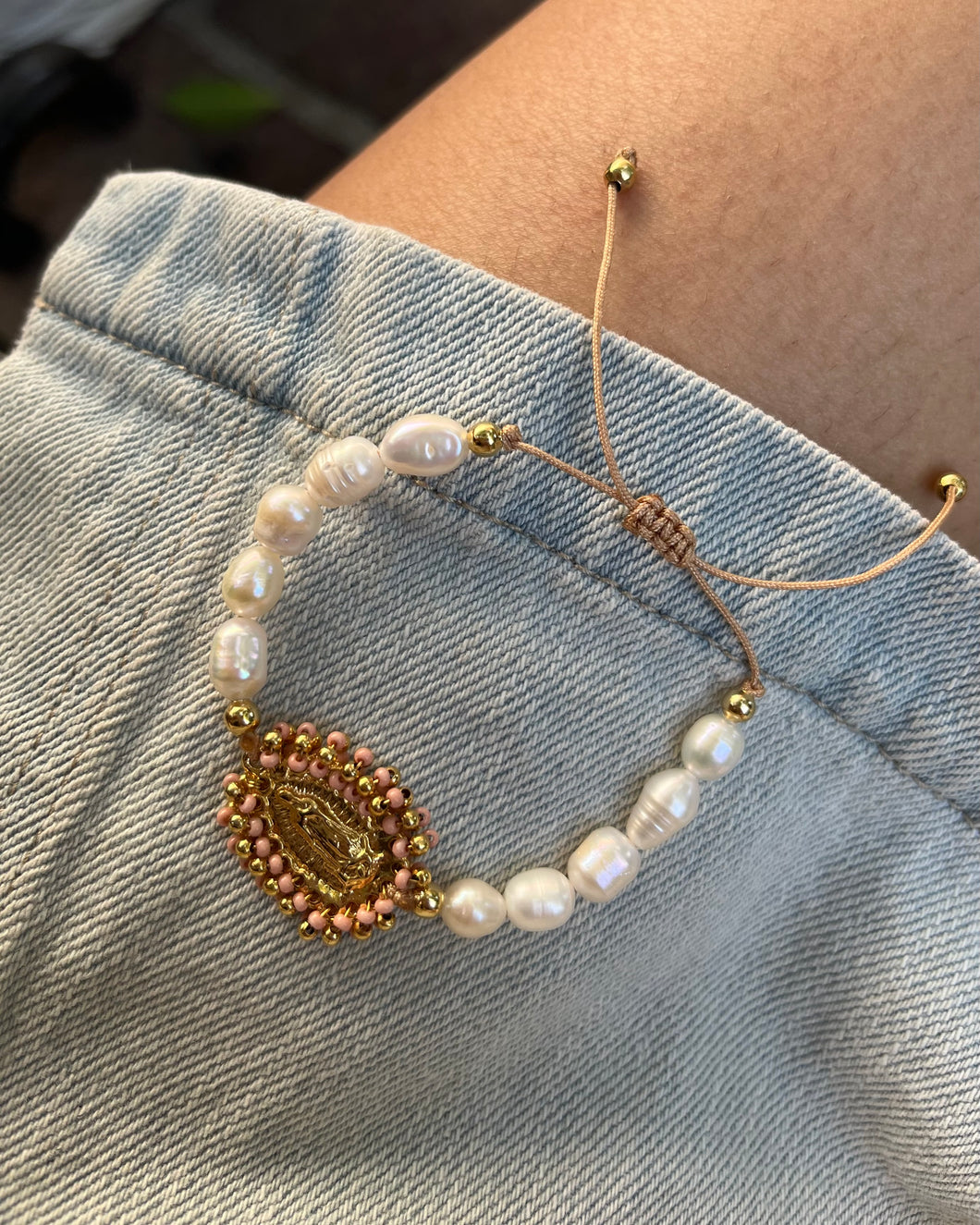 Virgencita Pearl Bracelet