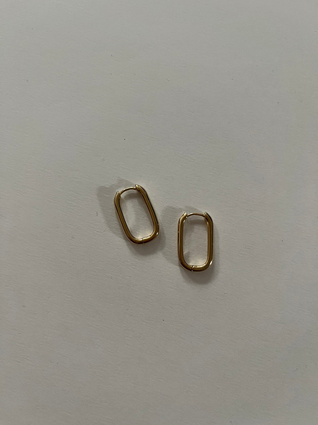 Dainty Elongated Hoops