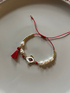 Red Sacred Heart Bracelet