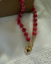 Load image into Gallery viewer, Apple of my Eye Heart Necklace
