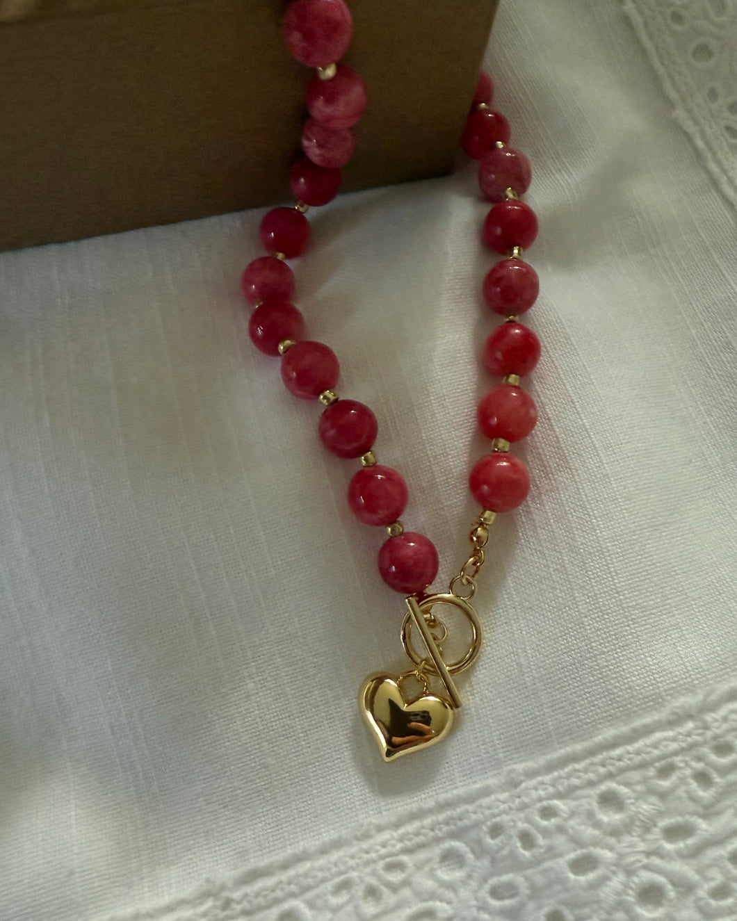 Apple of my Eye Heart Necklace