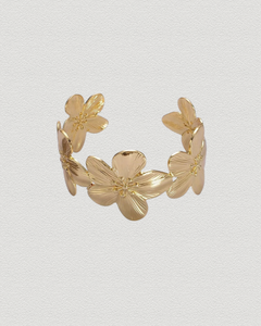 Floral Cuff Bracelet
