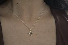 Load image into Gallery viewer, CZ Cross Necklace
