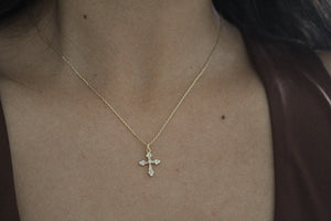 CZ Cross Necklace