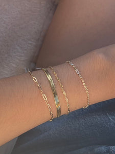 Thin Paperclip Bracelet