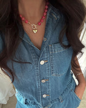 Load image into Gallery viewer, Apple of my Eye Heart Necklace
