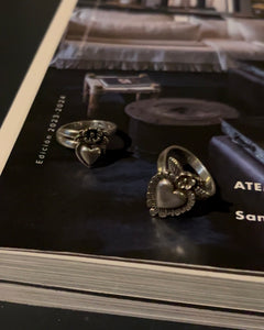 Sterling Silver Corazón Rings