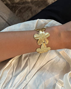 Floral Cuff Bracelet