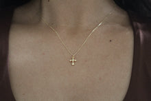 Load image into Gallery viewer, Bearly There Cross Necklace
