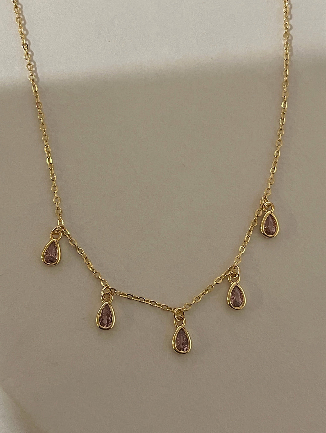 Dainty Tear Drop Necklace